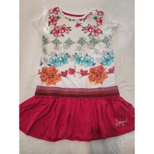 Desigual Girls Floral Dress Sz 5/6